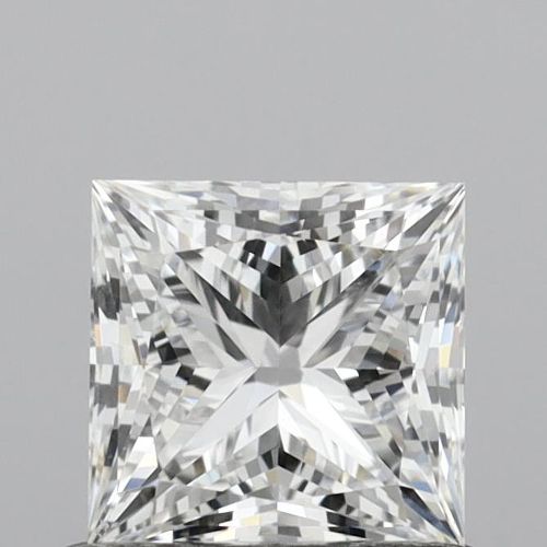 0.75ct E VVS2 Rare Carat Ideal Cut Princess Lab Grown Diamond