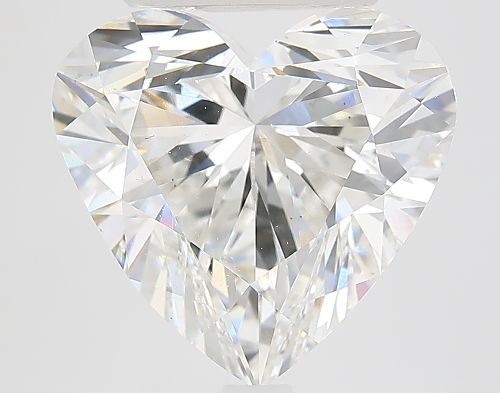 6.11ct F VS2 Rare Carat Ideal Cut Heart Lab Grown Diamond