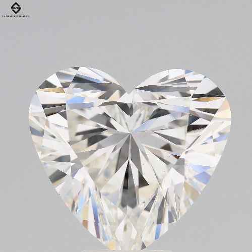 7.10ct G VS1 Rare Carat Ideal Cut Heart Lab Grown Diamond