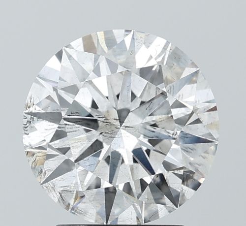 2.64ct G SI2 Rare Carat Ideal Cut Round Lab Grown Diamond