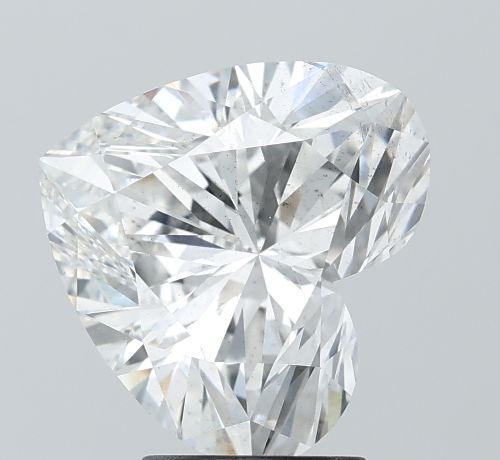 4.00ct F SI1 Rare Carat Ideal Cut Heart Lab Grown Diamond