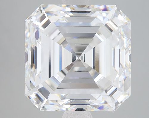 6.35ct F VS1 Excellent Cut Asscher Lab Grown Diamond