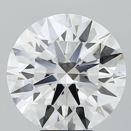 6.05ct F VS1 Rare Carat Ideal Cut Round Lab Grown Diamond