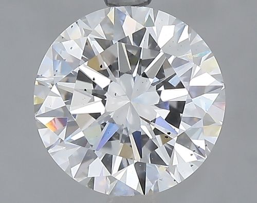 2.53ct F SI1 Excellent Cut Round Lab Grown Diamond