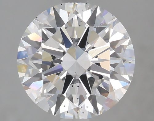 2.07ct E SI1 Excellent Cut Round Lab Grown Diamond