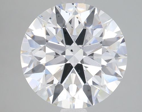 4.36ct F SI1 Rare Carat Ideal Cut Round Lab Grown Diamond