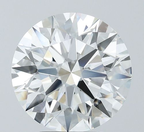 5.02ct G VVS1 Rare Carat Ideal Cut Round Lab Grown Diamond