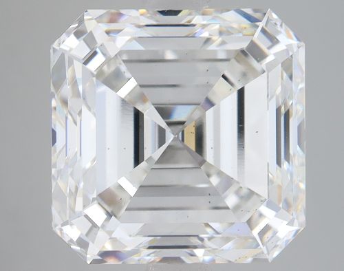 6.06ct F VS2 Excellent Cut Asscher Lab Grown Diamond