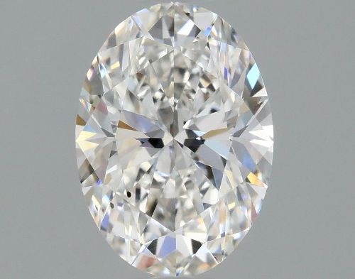 0.97ct F SI1 Rare Carat Ideal Cut Oval Lab Grown Diamond