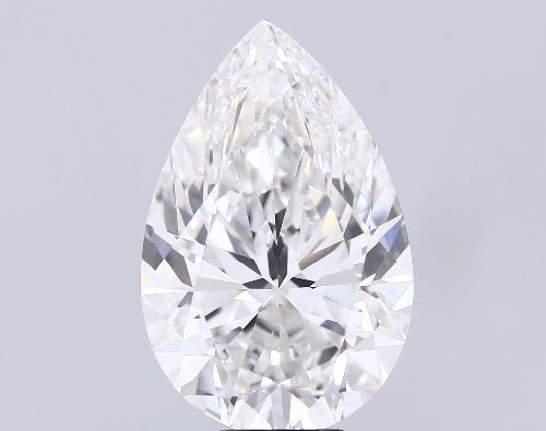 8.76ct F VS1 Excellent Cut Pear Lab Grown Diamond