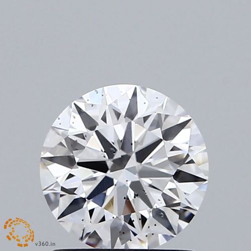 1.04ct D SI1 Rare Carat Ideal Cut Round Lab Grown Diamond