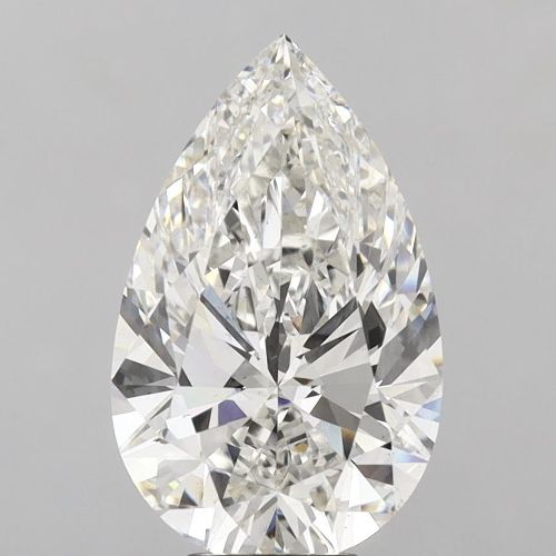 7.01ct G VS1 Rare Carat Ideal Cut Pear Lab Grown Diamond