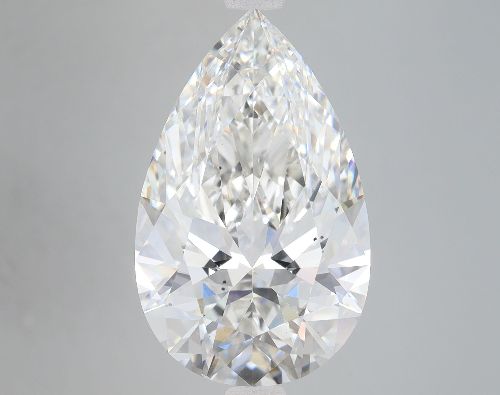 8.05ct F VS2 Rare Carat Ideal Cut Pear Lab Grown Diamond