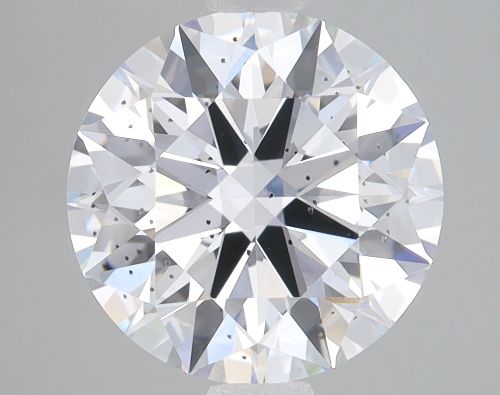 3.09ct E SI1 Rare Carat Ideal Cut Round Lab Grown Diamond