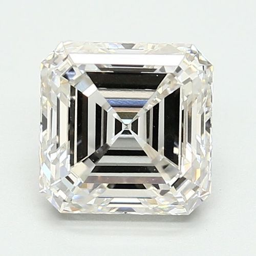 2.58ct G VVS2 Rare Carat Ideal Cut Asscher Lab Grown Diamond