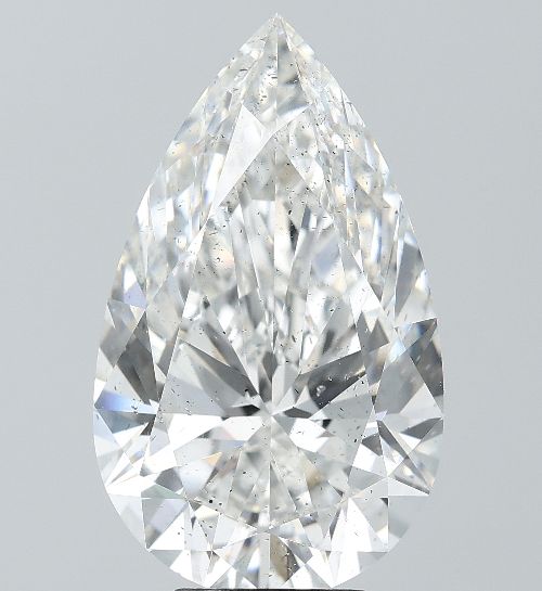 7.07ct F SI2 Rare Carat Ideal Cut Pear Lab Grown Diamond