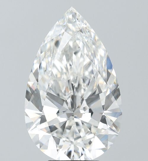 7.05ct F VS2 Rare Carat Ideal Cut Pear Lab Grown Diamond