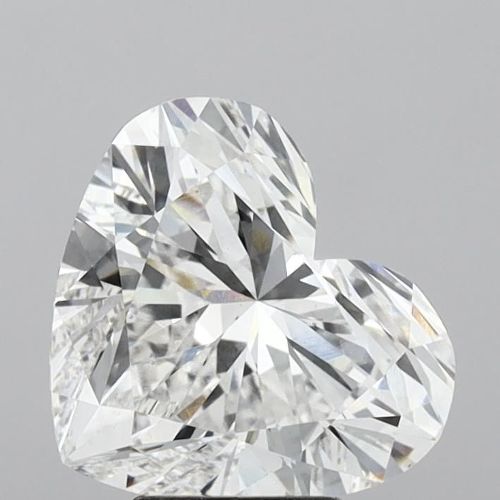 5.16ct E VS2 Rare Carat Ideal Cut Heart Lab Grown Diamond