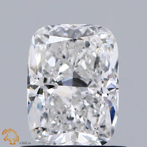 0.86ct E VVS2 Rare Carat Ideal Cut Cushion Lab Grown Diamond