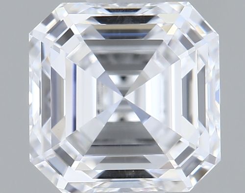 0.84ct D VVS2 Rare Carat Ideal Cut Asscher Lab Grown Diamond