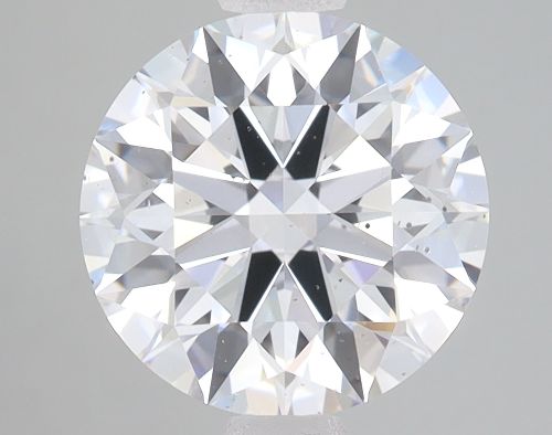 2.71ct E SI1 Rare Carat Ideal Cut Round Lab Grown Diamond