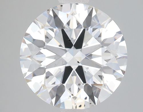 3.28ct F SI1 Rare Carat Ideal Cut Round Lab Grown Diamond