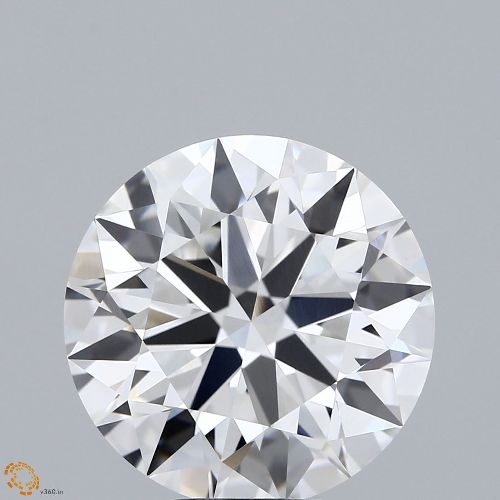 7.07ct F VVS2 Rare Carat Ideal Cut Round Lab Grown Diamond