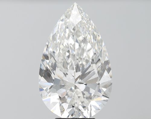 7.00ct F SI1 Rare Carat Ideal Cut Pear Lab Grown Diamond