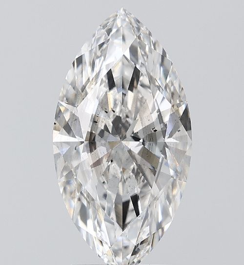 3.09ct F SI2 Rare Carat Ideal Cut Marquise Lab Grown Diamond