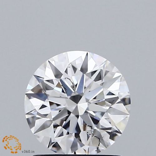 1.07ct D SI1 Rare Carat Ideal Cut Round Lab Grown Diamond