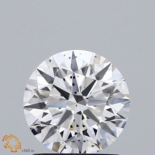 1.11ct D SI1 Rare Carat Ideal Cut Round Lab Grown Diamond