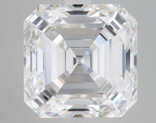 9.44ct F VS2 Rare Carat Ideal Cut Asscher Lab Grown Diamond