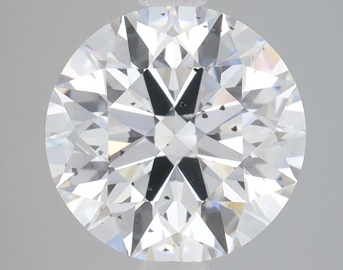 3.43ct F SI1 Rare Carat Ideal Cut Round Lab Grown Diamond