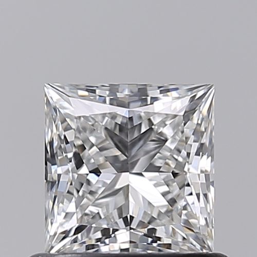 0.69ct F VS1 Rare Carat Ideal Cut Princess Lab Grown Diamond