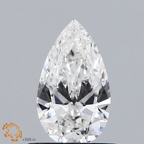 0.52ct F VS1 Rare Carat Ideal Cut Pear Lab Grown Diamond