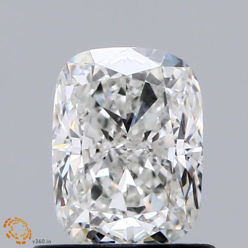 0.87ct F VVS2 Rare Carat Ideal Cut Cushion Lab Grown Diamond