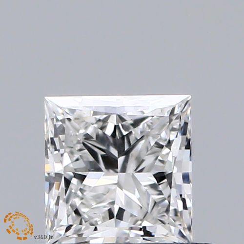 0.60ct E VVS2 Very Good Cut Princess Lab Grown Diamond