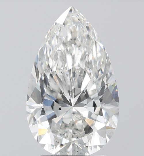 3.06ct G SI1 Rare Carat Ideal Cut Pear Lab Grown Diamond