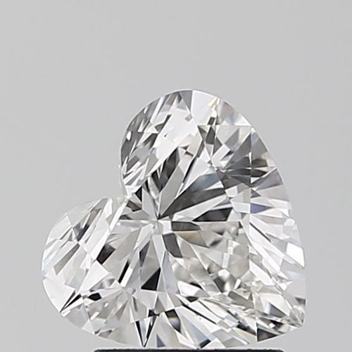 1.36ct F VS1 Rare Carat Ideal Cut Heart Lab Grown Diamond