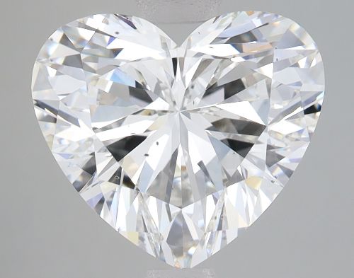 4.08ct F VS2 Rare Carat Ideal Cut Heart Lab Grown Diamond