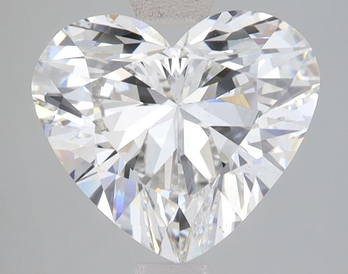 3.19ct F VS2 Excellent Cut Heart Lab Grown Diamond