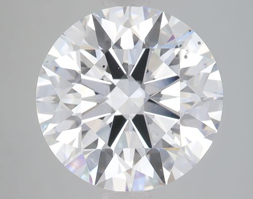 4.53ct F SI1 Rare Carat Ideal Cut Round Lab Grown Diamond