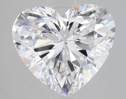 2.58ct E VS2 Rare Carat Ideal Cut Heart Lab Grown Diamond