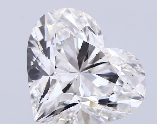 8.02ct F VS2 Rare Carat Ideal Cut Heart Lab Grown Diamond