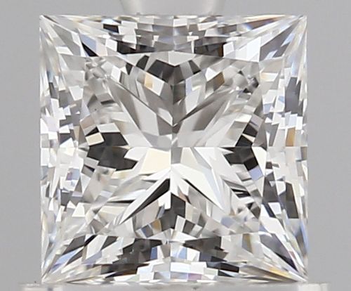 0.77ct E VVS2 Very Good Cut Princess Lab Grown Diamond