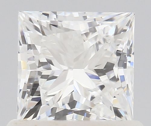 0.78ct E VVS2 Very Good Cut Princess Lab Grown Diamond