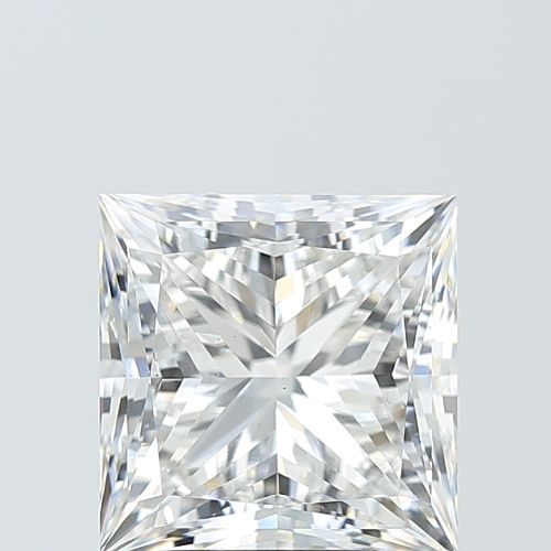 5.52ct F VS1 Rare Carat Ideal Cut Princess Lab Grown Diamond