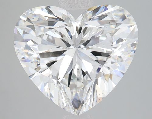 4.07ct F SI1 Rare Carat Ideal Cut Heart Lab Grown Diamond