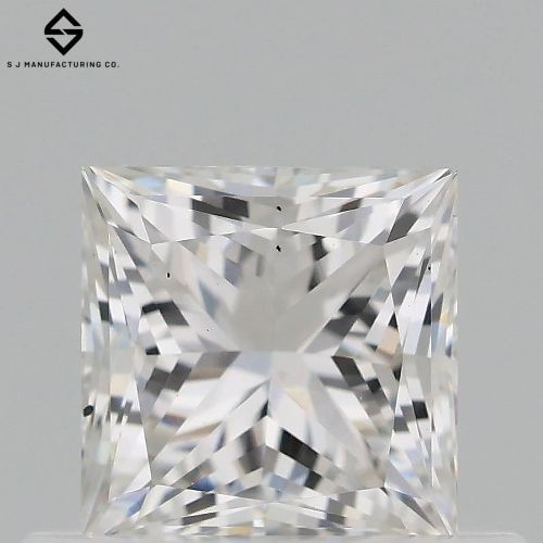 0.54ct F VS1 Rare Carat Ideal Cut Princess Lab Grown Diamond