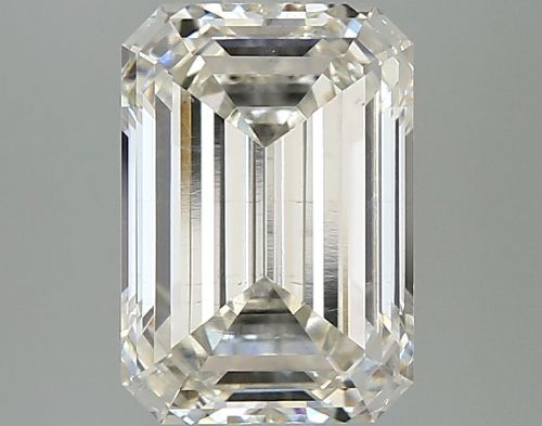 3.16ct H VS2 Rare Carat Ideal Cut Emerald Lab Grown Diamond